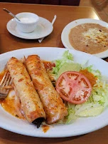 Fried Chimichangas with Chicken